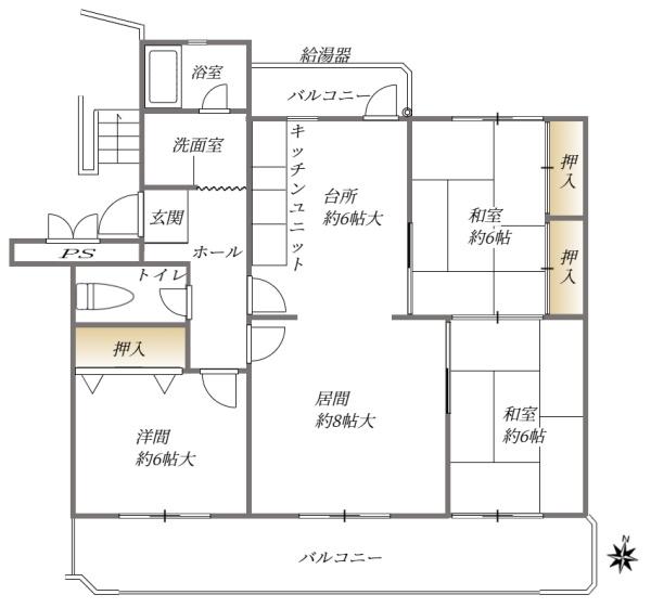 大町団地２２号棟