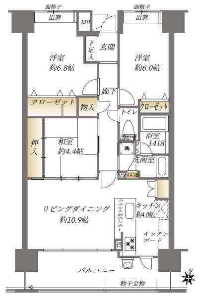 エバーライフリバーサイド飯塚弐番館