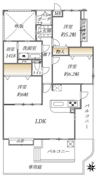 ヴィルヌーブ大池D棟