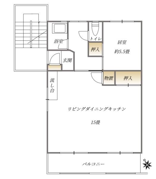 笹の台団地4号棟