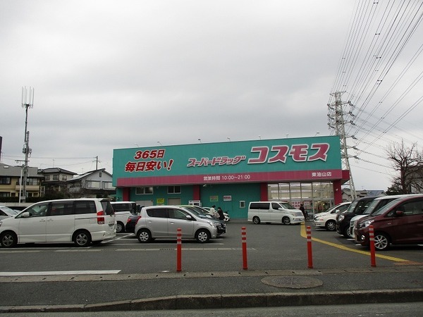 アムール堤(ディスカウントドラッグコスモス東油山店)