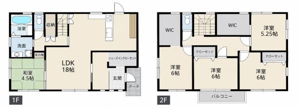久留米市北野町中の中古一戸建て