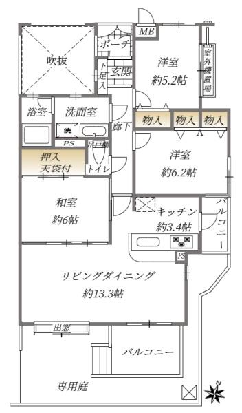 ヴィルヌーブ大池Ｄ棟