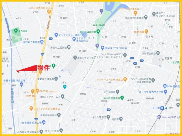 愛西市宮地町　資材置場用地