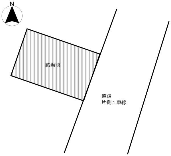 清末中町1丁目／生活道路沿い土地