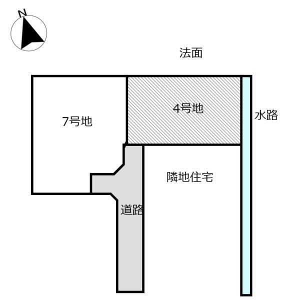 下関市長府中土居北町の土地