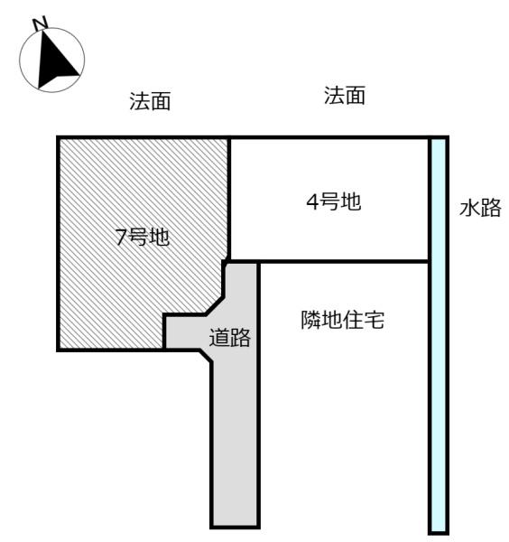 長府中土居北町／豊浦小校区　分譲地7