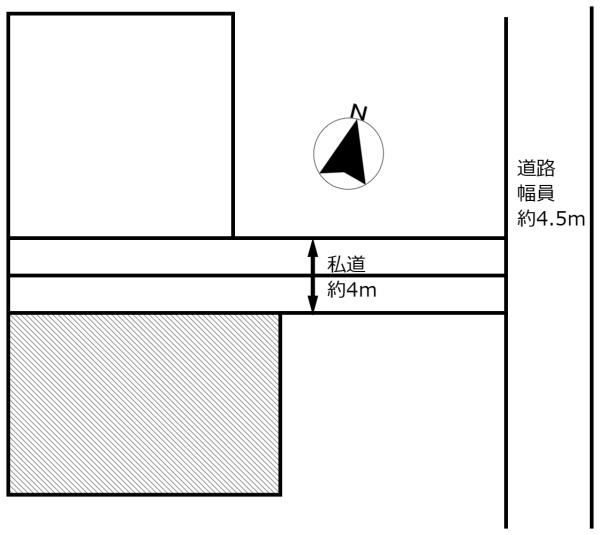 彦島西山町4丁目　南側土地／玄洋公民館近く　平坦地