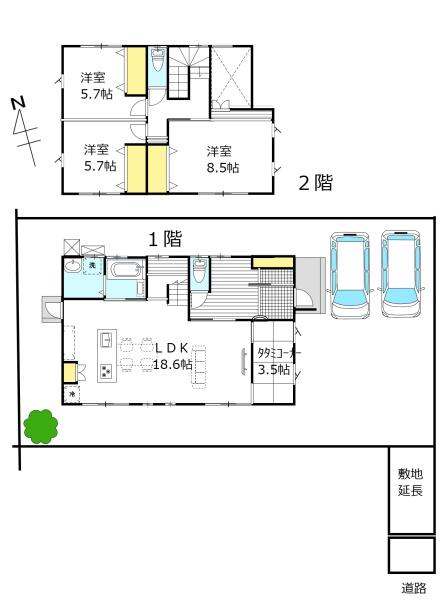 新築　綾羅木本町4　５号地／太陽光付