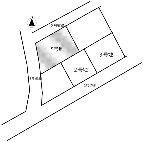 向山町　5号地／コンパクトな造成宅地