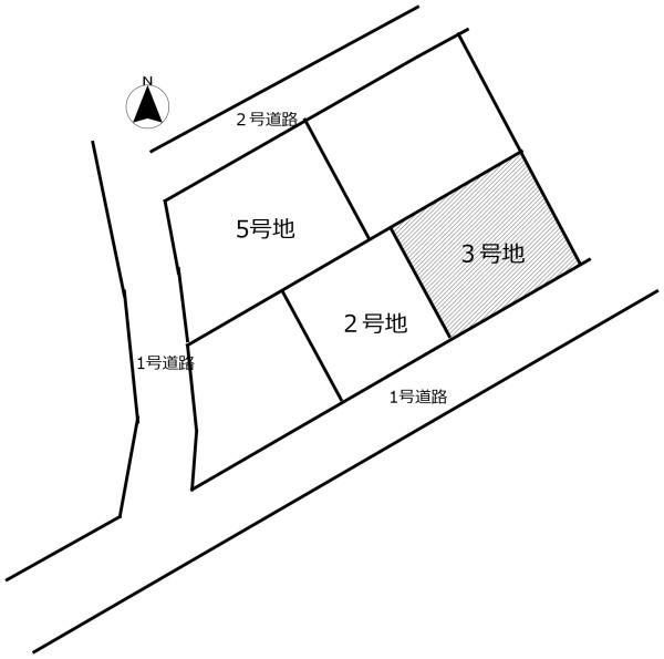 向山町　3号地／コンパクトな造成宅地
