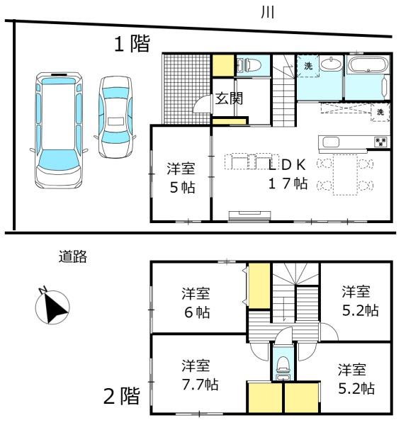 伊倉町3丁目／コンパクト　建売