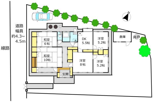 大字永田郷／吉見小学校近く
