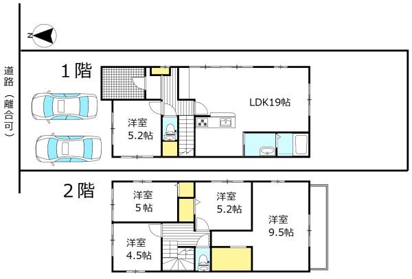 綾羅木本町7丁目　1号地／新築　１階部屋あり