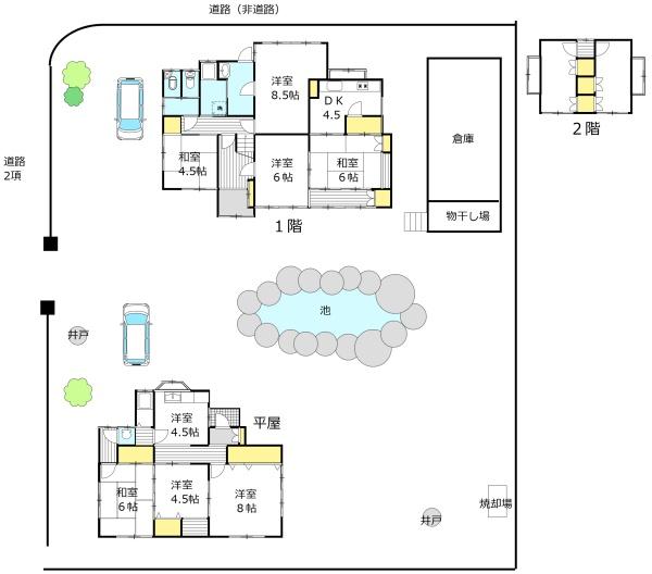 一の宮住吉1丁目／274坪敷地、駐車複数台可