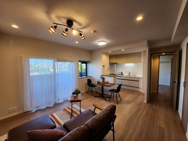 上田中町4丁目マンション/水廻り新品、ペット(同仕様写真(リビング))
