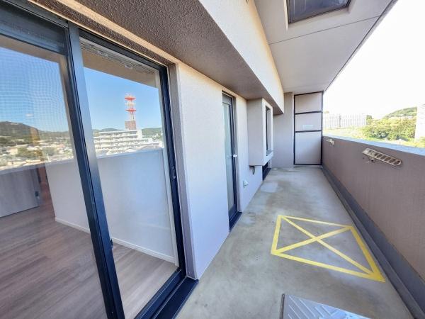 上田中町4丁目マンション/水廻り新品、ペット(バルコニー)