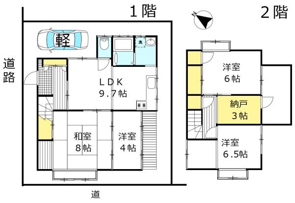 西大坪町／Ｐ１台　コンパクト戸建