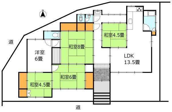 本町一丁目／車進入不可　近隣Ｐ