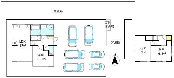 下関市貴船町3丁目の中古一戸建て(間取り)