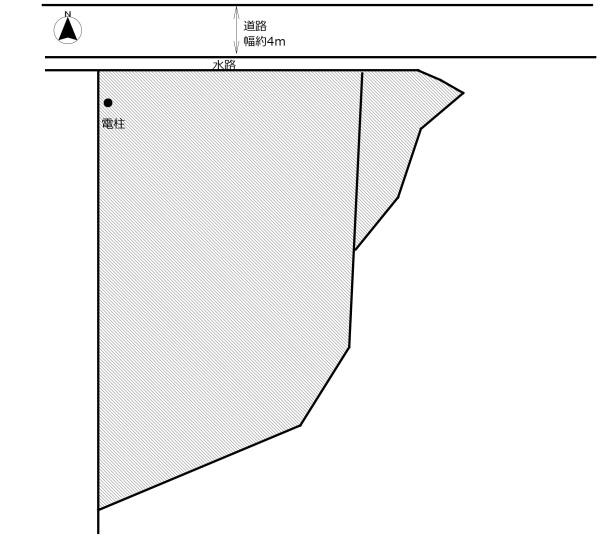 松屋上町2丁目／バイパス近くの畑