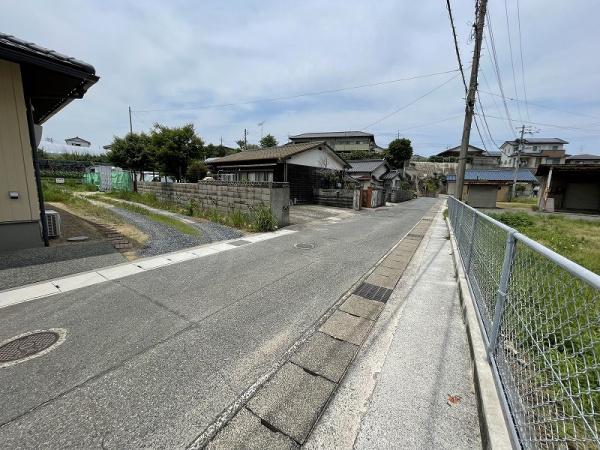 下関市彦島西山町4丁目の土地(前面道路含む現地写真)
