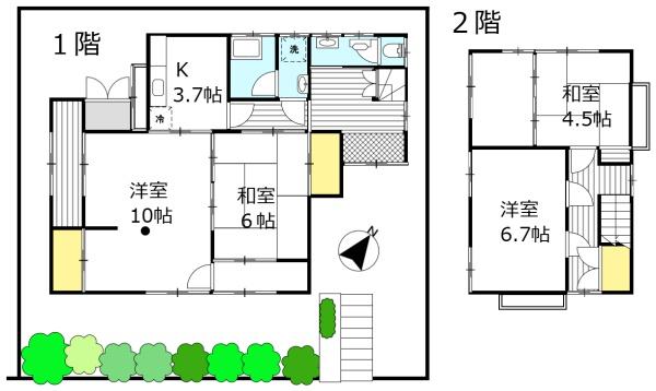 前田二丁目／２階から関門海峡望めるお家