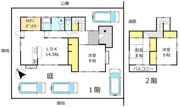 後田町５丁目／西高近く　Ｐ3台以上可（車種確認）