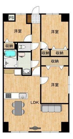大字石原／コスパ近く　駐車場３台可