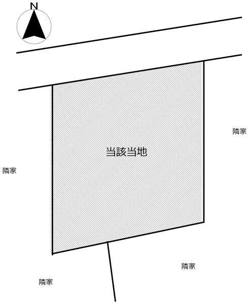 綾羅木新町2丁目／ビッグ近く　コンパクト土地