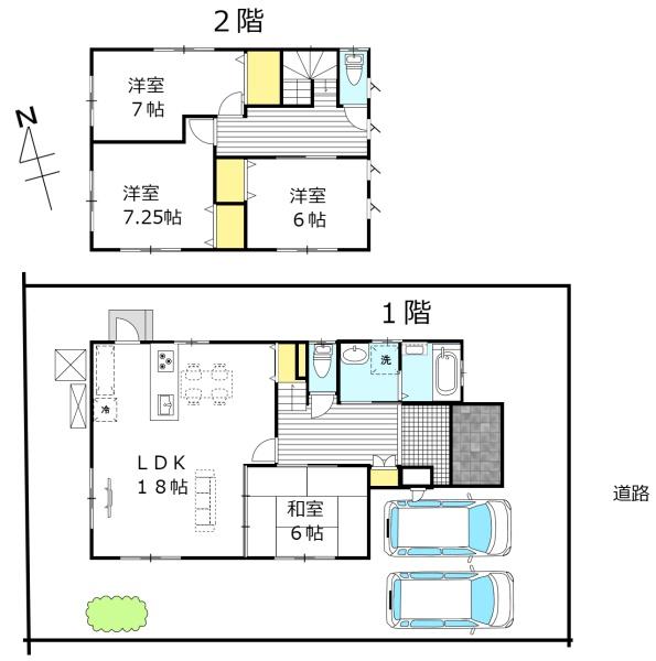 綾羅木本町4　３号地／未使用　太陽光付