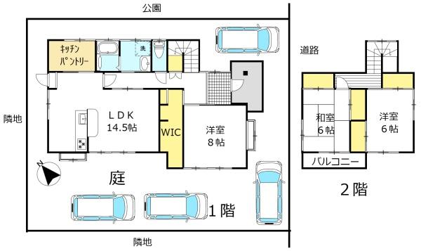 後田町５丁目／西高近く　Ｐ3台以上可（車種確認）