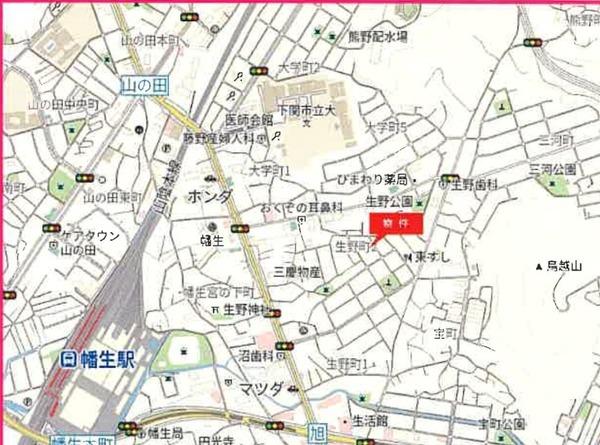 生野町２丁目／区画の整った住宅街