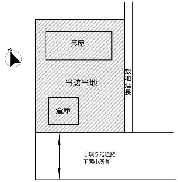 下関市清末鞍馬４丁目の土地