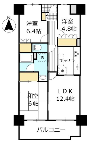 サーパス幡生本町／南向き　和室あり