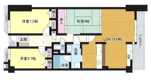 ダイアパレス火の山公園／水回り新品