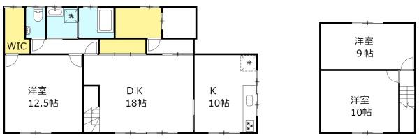 小月茶屋3丁目　／　木々に囲まれた部屋広の家