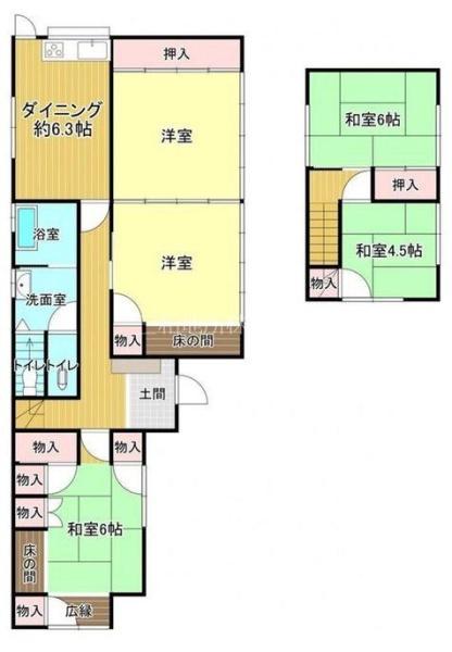 川中本町／南側道路　土地としても