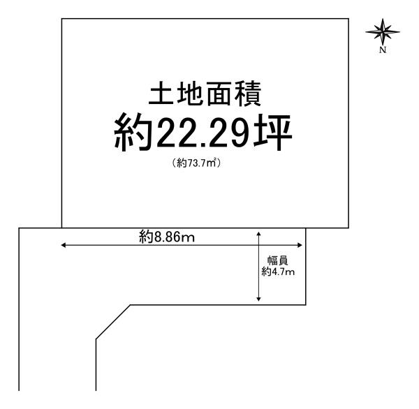 箕面市瀬川４丁目の売土地
