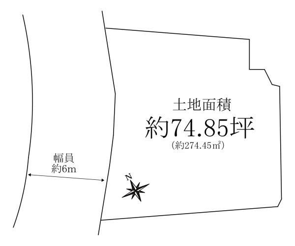 吹田市樫切山の売土地