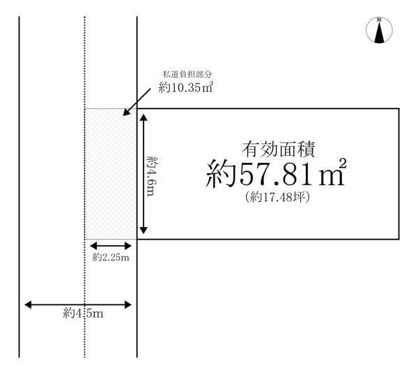 高槻市中川町の売土地