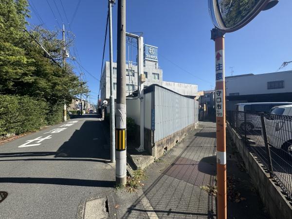 守口市大久保町2丁目の土地(前面道路含む現地写真)