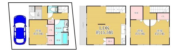吹田市原町４丁目の中古一戸建て