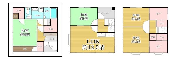 摂津市鳥飼野々３丁目の中古テラスハウス