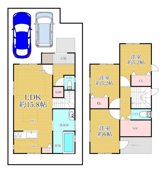 摂津市一津屋２丁目の新築一戸建