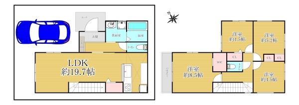 摂津市鳥飼下２丁目の新築一戸建