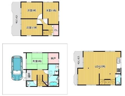吹田市内本町３丁目の中古一戸建