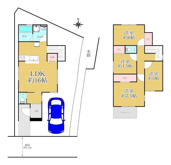 箕面市石丸２丁目の中古一戸建て