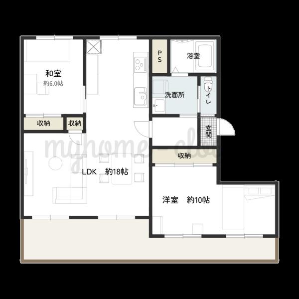 【メゾン箕面青松園前　弐番館】