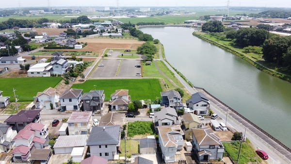 古河市長左エ門新田の土地